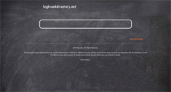 Desktop Screenshot of highrankdirectory.net